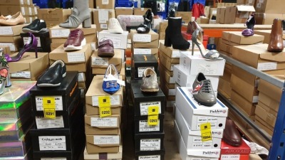 15 X BRAND NEW WOMENS SHOES IN VARIOUS STYLES AND SIZES IE CUSHION WALK BRONZE SLIP ON SHOES UK SIZE 4E AND HEAVENLY SOLES BLACK HEELS UK SIZE 7 ETC