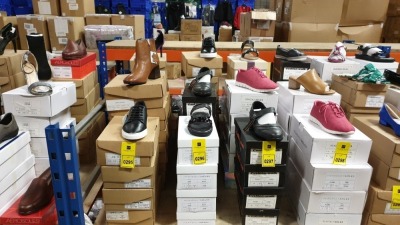 15 X BRAND NEW WOMENS SHOES IN VARIOUS STYLES AND SIZES IE JD WILLIAMS BLACK TRAINERS UK SIZE 4, JD WILLIAMS TAN HEEL BOOTS UK SIZE 5 AND SIMPLY BE PURPLE HEELS UK SIZE 5 ETC