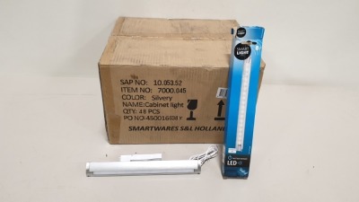 48 X BRAND NEW BOXED SMARTWARES LED UNDER CABINET LIGHT WITH MOTION SENSOR (TOTAL RRP £720.00) - IN ONE BOX