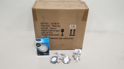 48 X BRAND NEW BOXED SMARTWARES LED SENSOR OPTIONAL INTERNAL CABINET LIGHT (TOTAL RRP £1,200.00) - IN ONE BOX