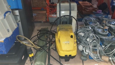 MIXED TRADE LOT COTAINING LAVOR DAN BIO PRESSURE WASHER WITH NOZZEL ATTACHMENT AND DELONGHI PINGUINOF11 AIR CONDITIONING UNIT ETC