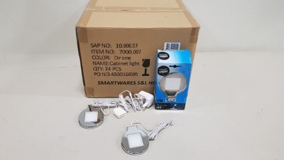 24 X BRAND NEW BOXED SMARTWARES SENSOR OPTIONAL LED OVER CABINET LIGHT (TOTAL RRP £600.00) - IN ONE BOX