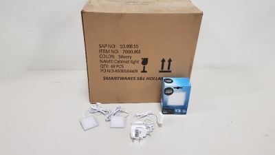 48 X BRAND NEW BOXED SMARTWARES SENSOR OPTIONAL LED UNDER CABINET LIGHT (TOTAL RRP £1,200.00) - IN ONE BOX