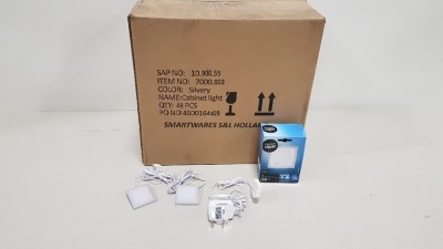 48 X BRAND NEW BOXED SMARTWARES SENSOR OPTIONAL LED UNDER CABINET LIGHT (TOTAL RRP £1,200.00) - IN ONE BOX