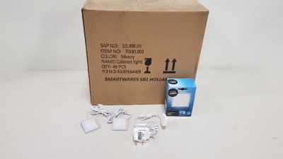 48 X BRAND NEW BOXED SMARTWARES SENSOR OPTIONAL LED UNDER CABINET LIGHT (TOTAL RRP £1,200.00) - IN ONE BOX