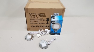 24 X BRAND NEW BOXED SMARTWARES SENSOR OPTIONAL LED OVER CABINET LIGHT (TOTAL RRP £600.00) - IN ONE BOX