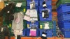 £400 MIN RETAIL VALUE OF CHILDRENS LONG SLEEVE SHIRTS AND SUPERSOFT TIGHTS IN VARIOUS STYLES AND SIZES IN 5 TRAYS (NOT INCLUDED)
