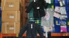 £400 MIN RETAIL VALUE OF CHILDRENS BLACK JACKETSIN VARIOUS STYLES AND SIZES IN 5 TRAYS (NOT INCLUDED)