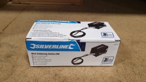 20 X BRAND NEW SILVERLINE MINI SOLDERING STATIONS 8W (PROD CODE 882283) - RRP £19.26 EACH (EXC VAT) IN 1 CARTON