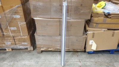 20 X BRAND NEW WHITE TELESCOPIC SHOWER RAILS 1250-2300 MM (PROD CODE 922551) RRP £8.02 EACH (EXC VAT) - PICK LOOSE HALF A CARTON