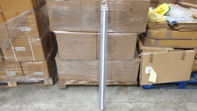 20 X BRAND NEW WHITE TELESCOPIC SHOWER RAILS 1250-2300 MM (PROD CODE 922551) RRP £8.02 EACH (EXC VAT) - PICK LOOSE HALF A CARTON