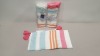 24 X BRAND NEW BOXED TESCO WOVEN STRIPE THROW - IN ONE BOX