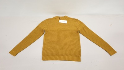 12 X BRAND NEW BOXED WOMENS SELECTED HOMME SLHMELVIN HIGH NECK JUMPER (COLOUR CHAI TEA) SIZE S - IN ONE BOX TOTAL RRP £540.00