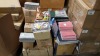 APPROX 1000+ PIECES OF EDUCATION EQUIPMENT ON A PALLET IE LEARNING BOOKS, NOTEPADS, SILENT CLOCKS, NON- FICTION BOOKS, ART PADS AND SOFT TOYS ETC