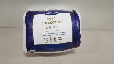 4 X BRAND NEW SILENT LIGHT 13.5 TOG KING SIZE DUVET