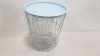 20 X BRAND NEW T-WIRE ROUND STORAGE BASKET IN BLUE