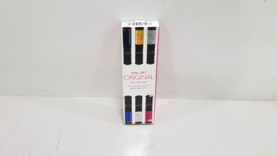 100 X 6 PIECE NAIL ART ORIGINAL PEN SET IN 1 BOX