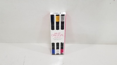 100 X 6 PIECE NAIL ART ORIGINAL PEN SET IN 1 BOX