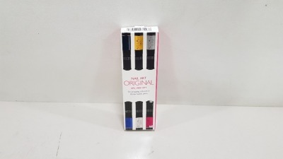 100 X 6 PIECE NAIL ART ORIGINAL PEN SET IN 1 BOX