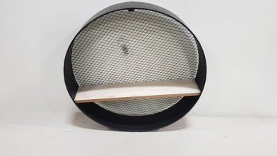 24 X BRAND NEW ROUND MESH INDUSTRIAL STYLED SHELF