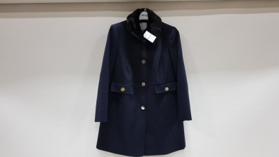 3 X BRAND NEW BAGGED DOROTHY PERKINS DETACHABLE FAUX FUR TRIM COATS