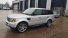 SILVER LANDROVER RANGEROVER SPT TDV6 HSE A. ( DIESEL ) Reg : WU55 GAA, Mileage : 145,107 Details: WITH 2 KEYS ENGINE SIZE: 2720CC, WITH LOG BOOK ( BUT NO TRADER SLIP) MOT UNTIL 26/09/2021, AUTOMATIC, SERVICE HISTORY TO 103,000 MILES, CLIMATE CONTROL, CRU - 4