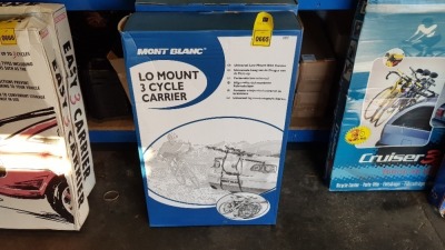 2 X BRAND NEW MONT BLANC LO MOUNT 3 CYCLE CARRIER