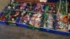 1000+ PIECE MIXED CAR LOT CONTAINING PAINT BRUSHES, CIGARETTE LIGHTER PLUG, CAR AIRIALS AND AIR PUMPS ETC IN 6 TRAYS (NOT INCLUDED)