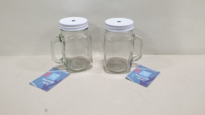 192 X BRAND NEW SUMMER LIVING MULTI PURPOSE MASON JAR IN 8 BOXES