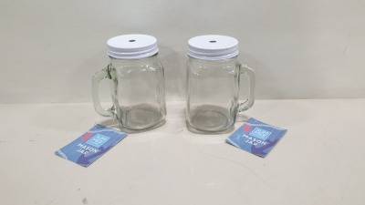 192 X BRAND NEW SUMMER LIVING MULTI PURPOSE MASON JAR IN 8 BOXES