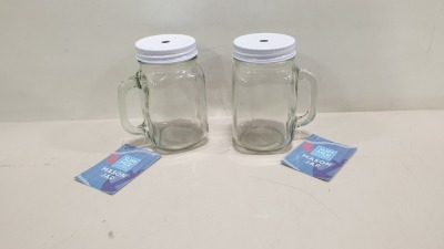 192 X BRAND NEW SUMMER LIVING MULTI PURPOSE MASON JAR IN 8 BOXES