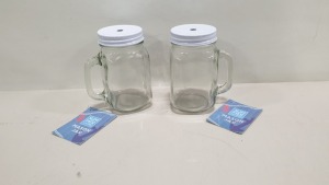 192 X BRAND NEW SUMMER LIVING MULTI PURPOSE MASON JAR IN 8 BOXES