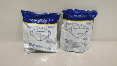 200 X BRAND NEW DR. MFYAN KN95 THREE DIMENSIONAL PROTECTIVE RESPIRATOR 3 YEAR SHELF LIFE (UNOPENED) PRODUCT DATE: APRIL 2020 **20 X PACK OF 10**