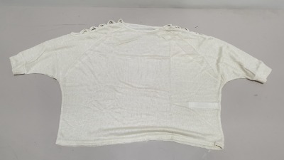 110 X BRAND NEW METALLIC KNIT TOPS UK SIZE 22/24