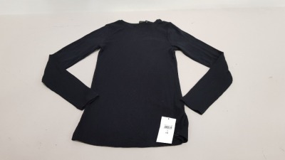 60 X PEACOCKS BLACK TOPS SIZE 12