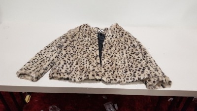 8 X BRAND NEW DOROTHY PERKINS ANIMAL FUR STYLED JACKET