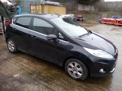 BLACK FORD FIESTA TITANIUM ECO-IC11. ( DIESEL ) Reg : EK62 OBM Mileage : 71,353 Details: FIRST REGISTERED 27/9/2012 KEYS 1560CC NO PAPERWORK