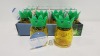 168 X BRAND NEW WILSON & GREGORY GARDEN SOLAR POWERED PINEAPPLE ORNAMENTS IN 7 BOXES