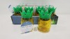 168 X BRAND NEW WILSON & GREGORY GARDEN SOLAR POWERED PINEAPPLE ORNAMENTS IN 7 BOXES