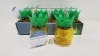 168 X BRAND NEW WILSON & GREGORY GARDEN SOLAR POWERED PINEAPPLE ORNAMENTS IN 7 BOXES