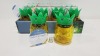 168 X BRAND NEW WILSON & GREGORY GARDEN SOLAR POWERED PINEAPPLE ORNAMENTS IN 7 BOXES