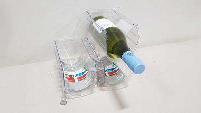 144 X BRAND NEW YOUR HOME STACKABLE WINE/ BOTTLE ORGANISERS CONTAINED IN 6 BOXES