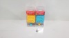 240 X BRAND NEW SUMMER LIVING ICE LOLLY FAN WITH REMOVABLE LID IN VARIOUS COLOURS IN 10 BOXES