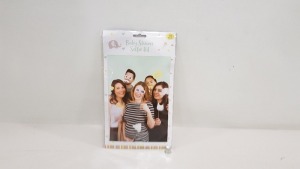 216 X BRAND NEW CELEBRATIONS BABY SHOWER SELFIE KIT IN VARIOUS STYLES IN 9 BOXES