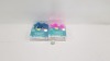 144 X BRAND NEW SUMMER LIVING TEN PACK PLASTIC LIGHTS WITH LED BULBS WIRE LENGTH 110CM COMES IN 2 DESIGNS BLUE -GLOW BUTTERFLY AND PINK GLOW ROSES IN 6 BOXES