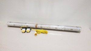5 X BRAND NEW DEFENDER 110V SPECIAL FITTING 5FT FLUORESCENT SITE LAMP UNITS ONLY (WITH BULBS) (CODE E58654)
