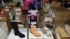15 X BRAND NEW WOMENS SHOES IN VARIOUS STYLES AND SIZES IE HEAVENLY SOLESORANGE BOOTS UK SIZE 4, CUSHION WALK FUCHSIA SHOES UK SIZE 5D AND LOTUS BLACK HEEL BOOTS UK SIZE 9EEE ETC