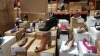 15 X BRAND NEW WOMENS SHOES IN VARIOUS STYLES AND SIZES IE HEAVENLY SOLES TAN BOOTS UK SIZE 5, JD WILLIAMS BLACK HEELS UK SIZE 9 AND SIMPLY BE GLITTER HEELS UK SIZE 8 ETC