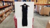 12 X BRAND NEW SPANX BOLD BLACK DRAPED DRESS SIZE SMALL