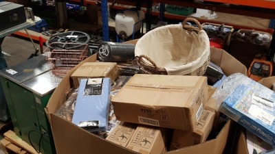 FULL PALLET OF HOMEWEAR CONTAINING DUVET COVERS, KING SIZE FL,AT SHEETS, PETSHOP T SHIRTS AND FITNESS MAD STUDIO PRO OP ETC